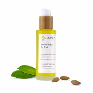 Lobey Pěsticí tělový olej BIO (100 ml) - vhodný i k masáži strií