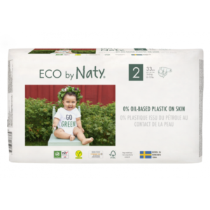 Naty Ekoplenky Mini 2 (3 - 6 kg) (33 ks) - z 55-60 % rozložitelné Naty
