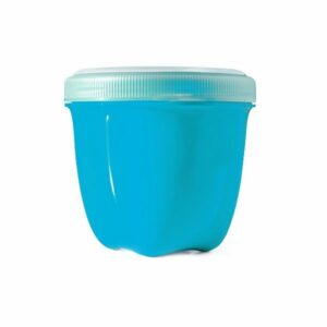Preserve Svačinový box (240 ml) - modrý - ze 100% recyklovaného plastu Preserve