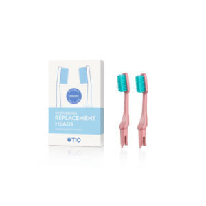 TIO Náhradní hlavice k zubnímu kartáčku (ultra soft) (2 ks) - korálově růžová TIO