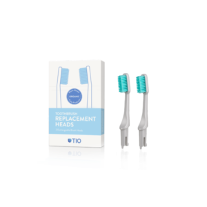 TIO Náhradní hlavice k zubnímu kartáčku (ultra soft) (2 ks) - oblázkově šedá TIO