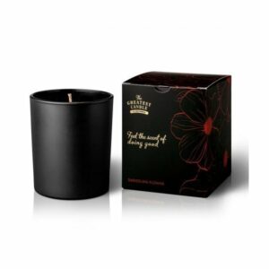 The Greatest Candle Vonná svíčka v černém skle (170 g) - květ darjeelingu The Greatest Candle in the World