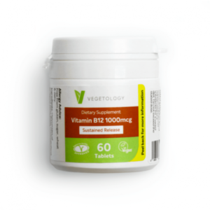 Vegetology Vitamin B12 1000 IU kyanokobalamin (60 tablet) - s postupným uvolňováním Vegetology