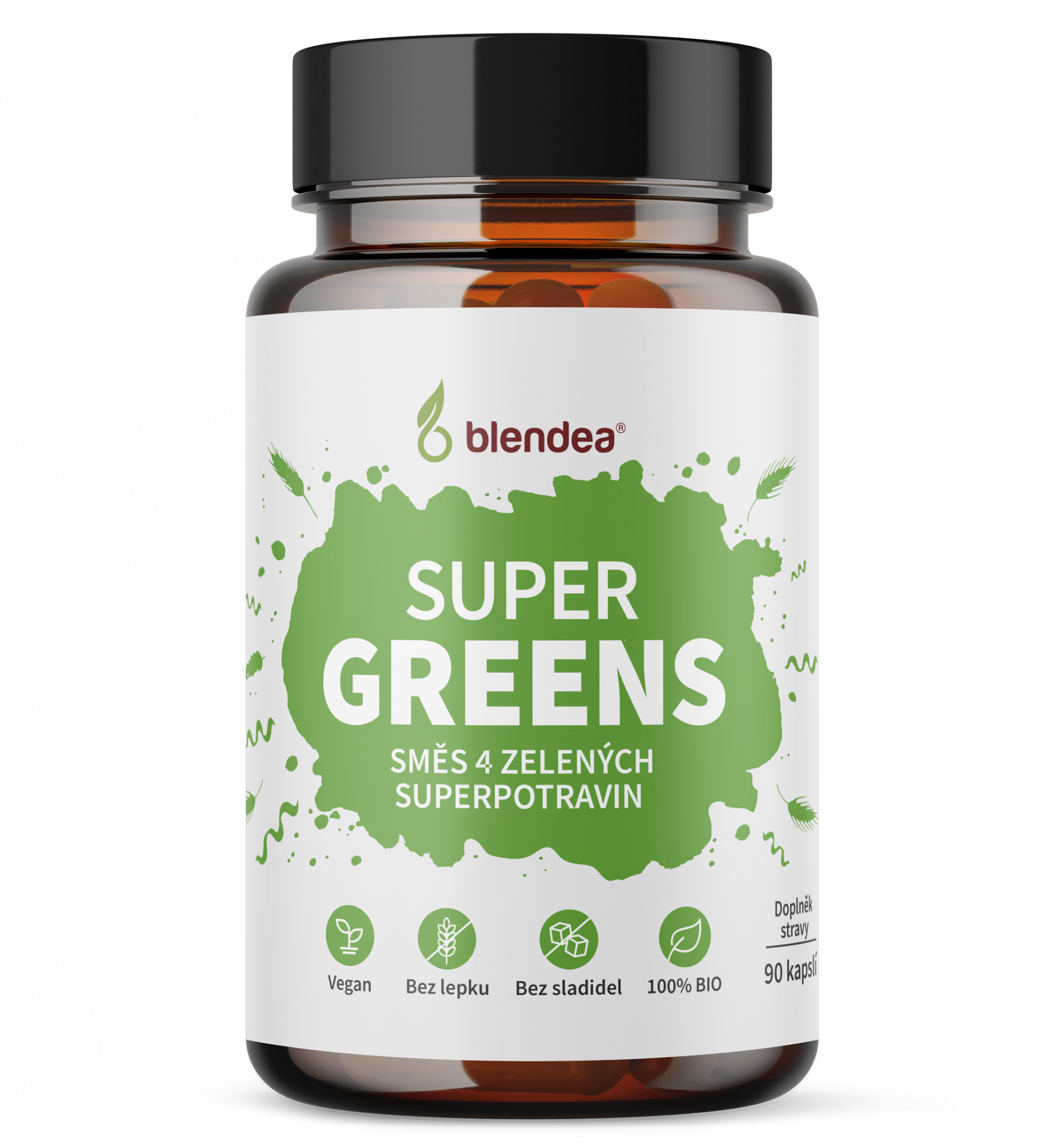 Blendea Supergreens BIO (90 kapslí) Blendea