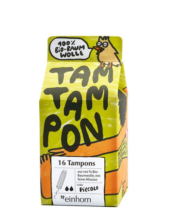 Einhorn Tampony TamTampon Piccolo (16 ks) - hypoalergenní z bio bavlny Einhorn