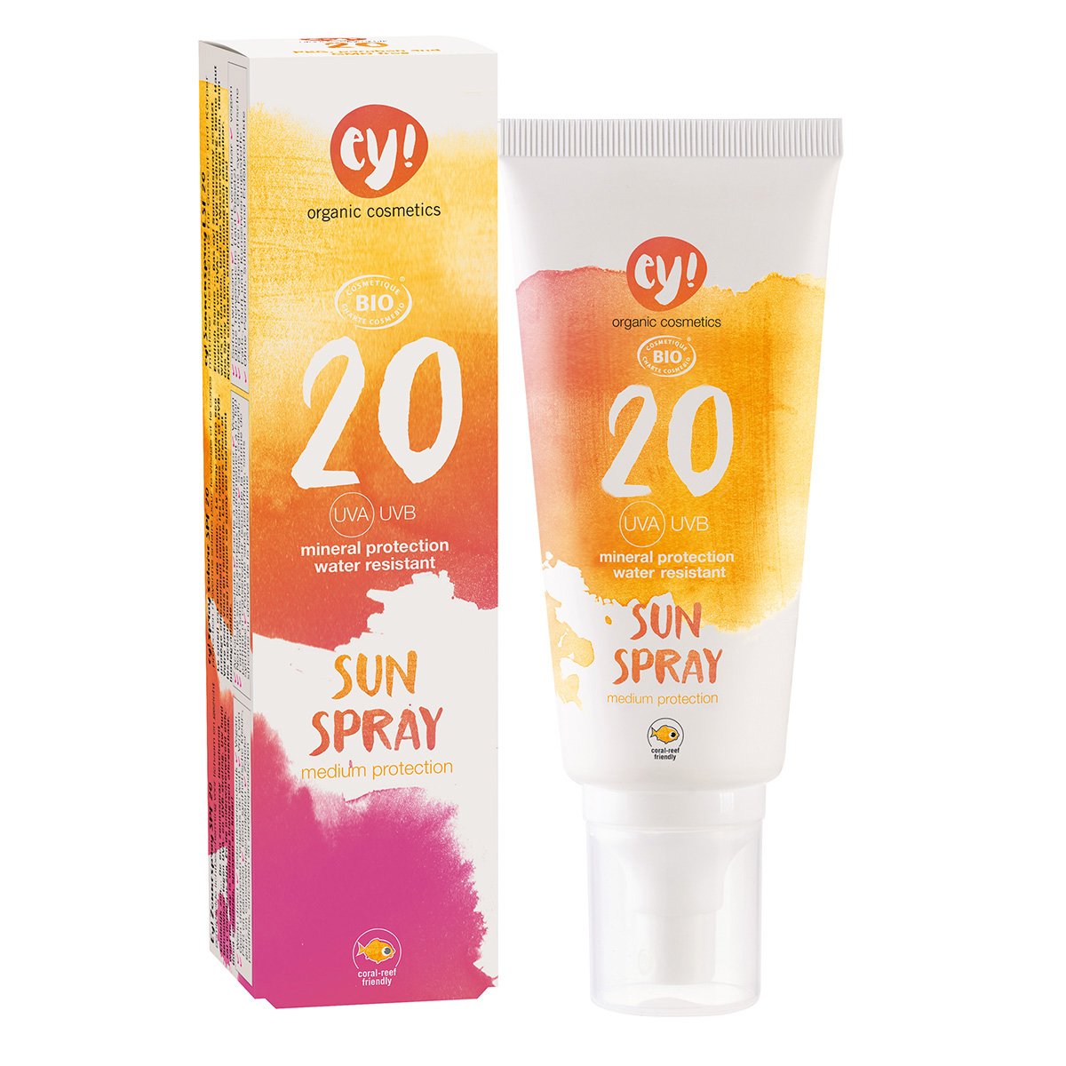 Ey! Opalovací krém ve spreji SPF 20 BIO (100 ml) - 100% přírodní