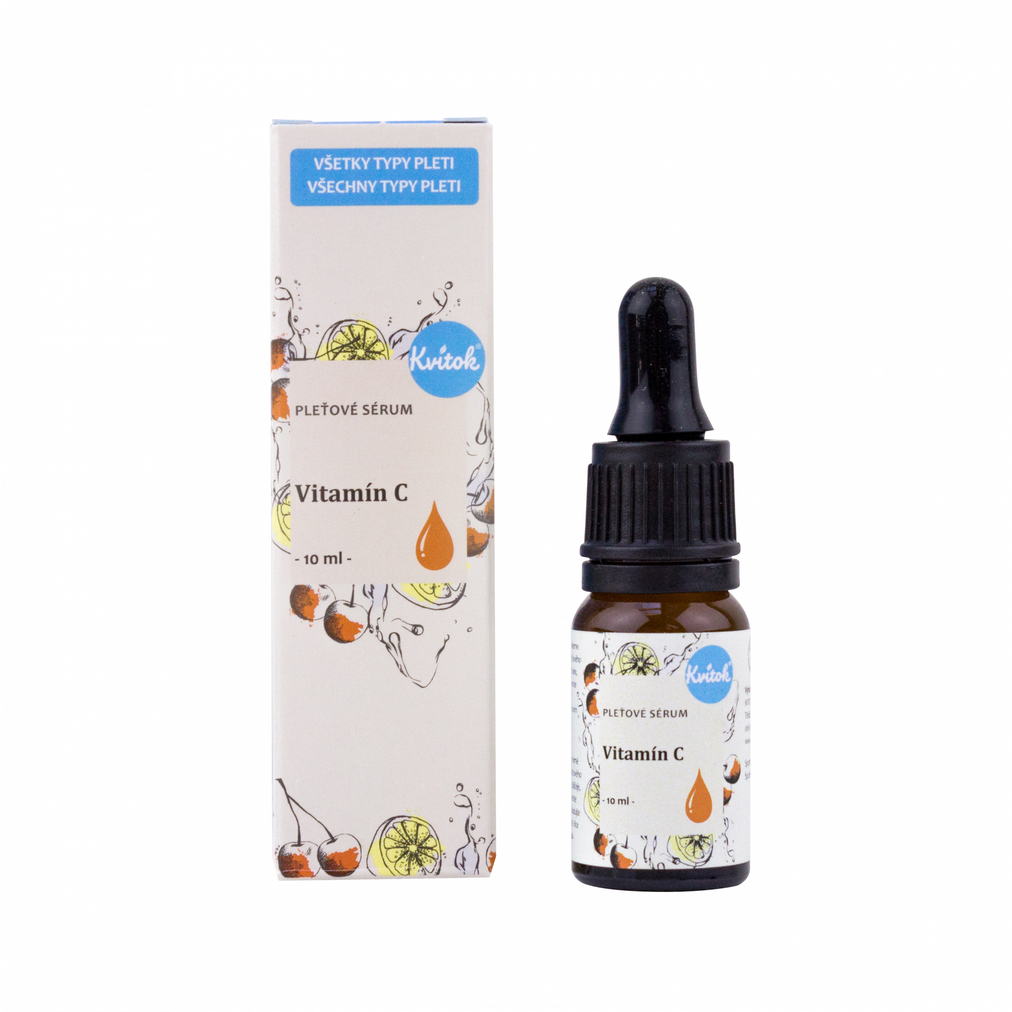 Kvitok Pleťové sérum - Vitamin C 10 ml - anti-aging účinky Kvitok