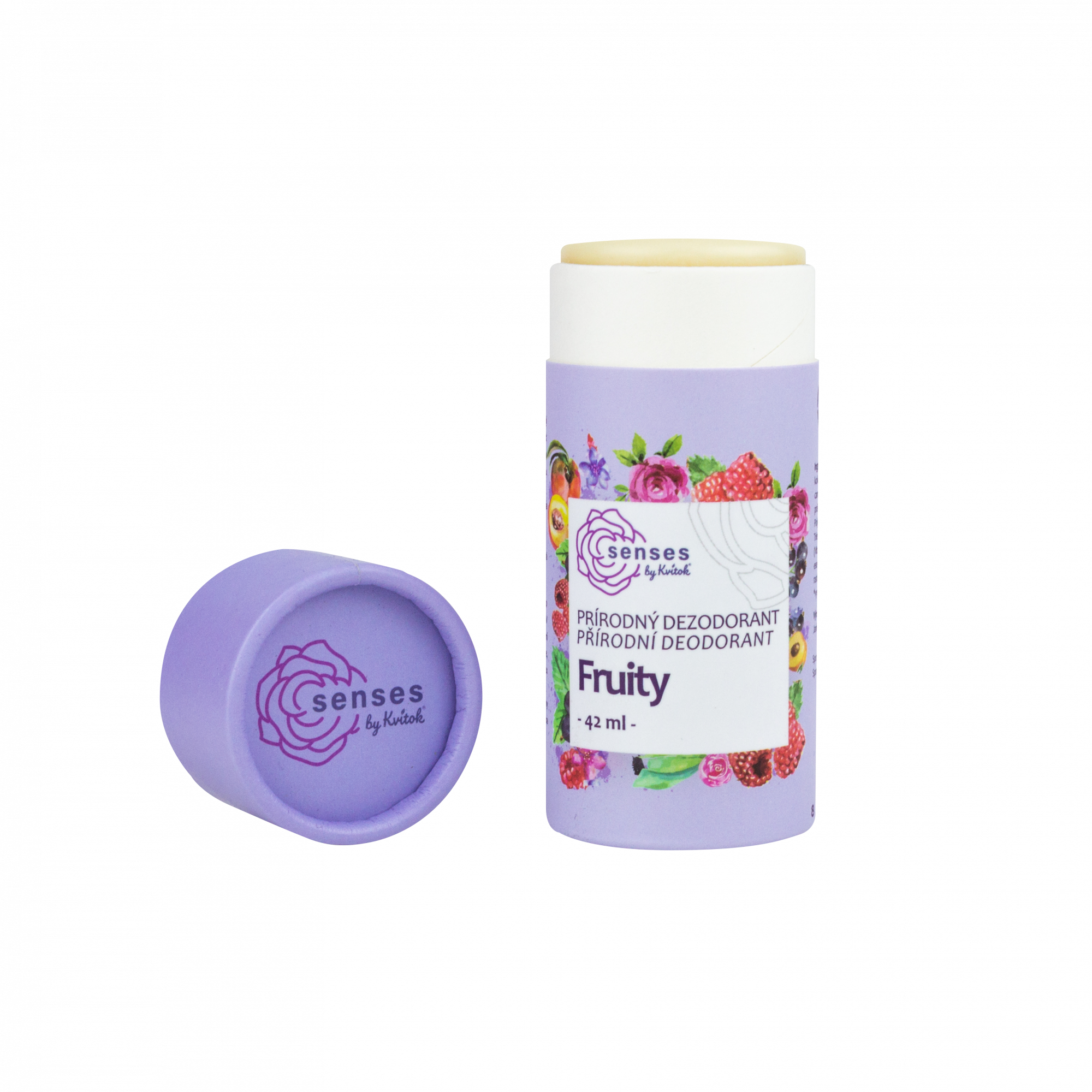 Kvitok Tuhý deodorant Fruity (42 ml) - účinný až 24 hodin Kvitok