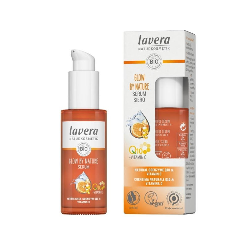 Lavera Glow by Nature Pleťové sérum s koenzymem Q10 a vit. C BIO (30 ml) Lavera