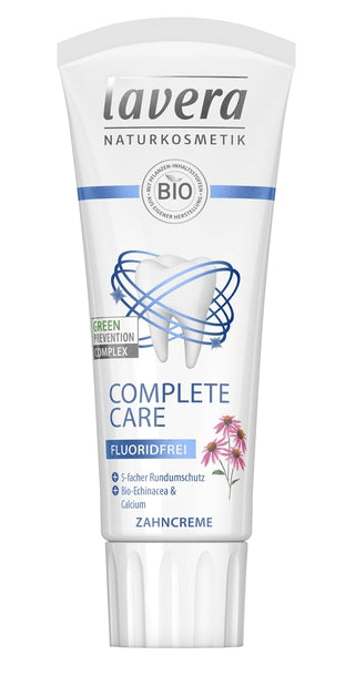 Lavera Zubní pasta Complete Care bez fluoridu BIO (75 ml) - s šalvějí