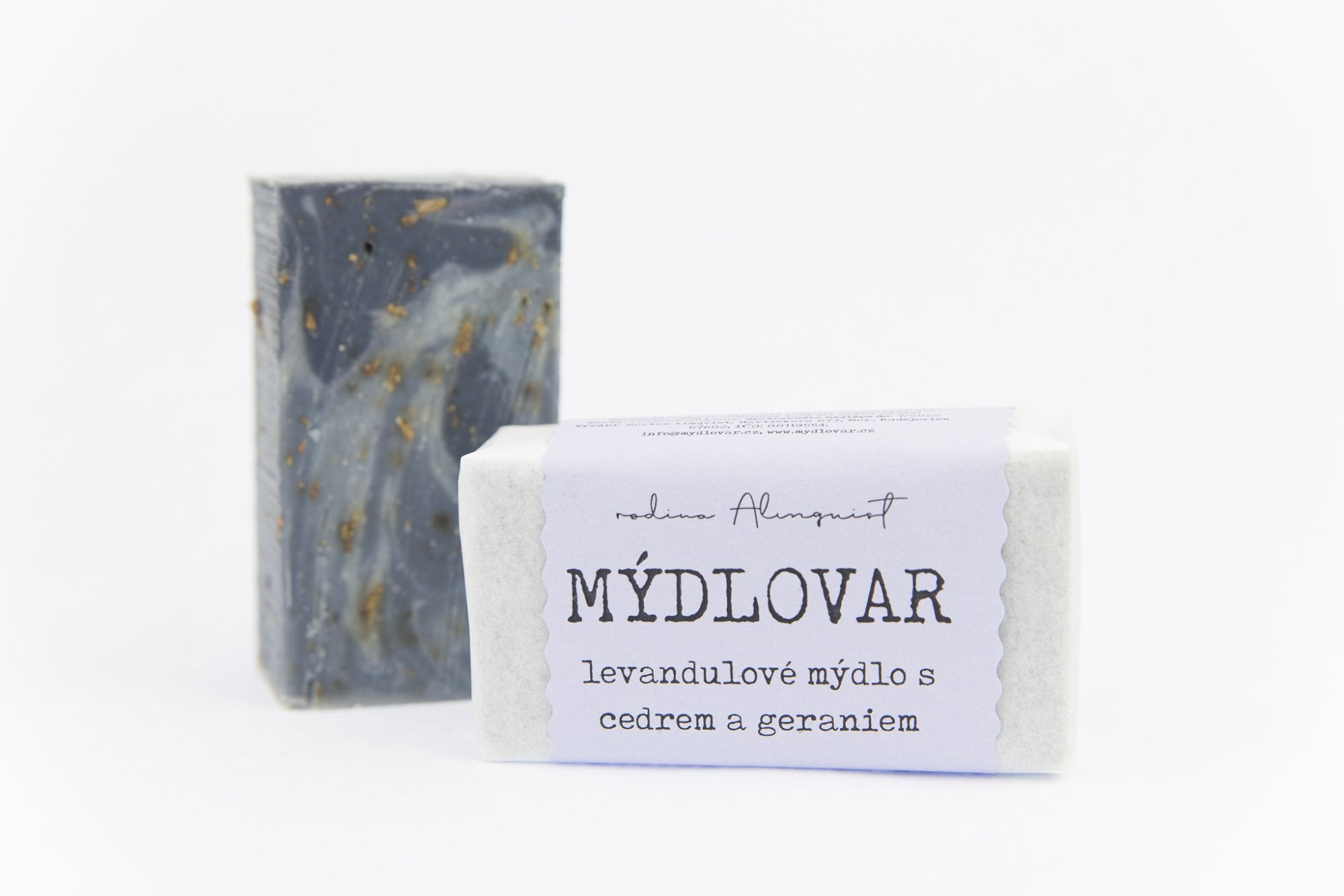 Mýdlovar Levandulové mýdlo s vůní gerania a cedru 120 g - univerzální