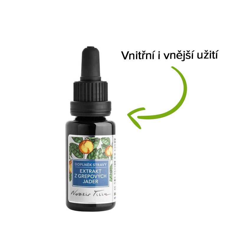 Nobilis Tilia Extrakt z grepových jader 20 ml - přispívá k mikrobiální rovnováze Nobilis Tilia