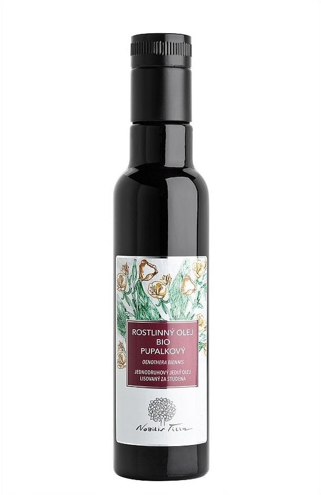 Nobilis Tilia Pupalkový olej BIO (250 ml) - obsahuje kyselinu linolovou Nobilis Tilia