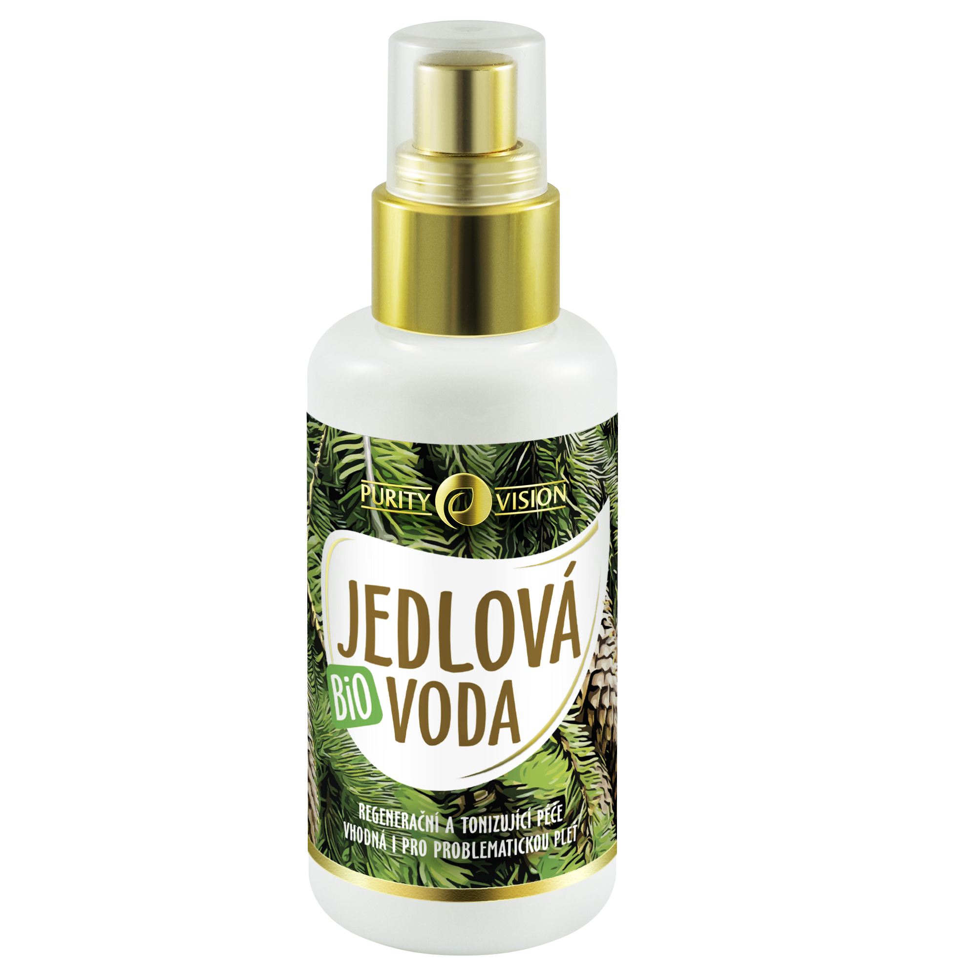 Purity Vision Jedlová voda BIO (100 ml) - přeneste svou mysl do mechu a jehličí Purity Vision