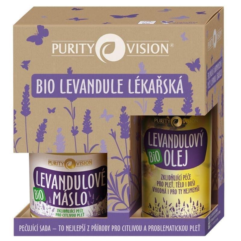 Purity Vision Pečující sada s levandulí BIO - univerzální zklidňující péče Purity Vision