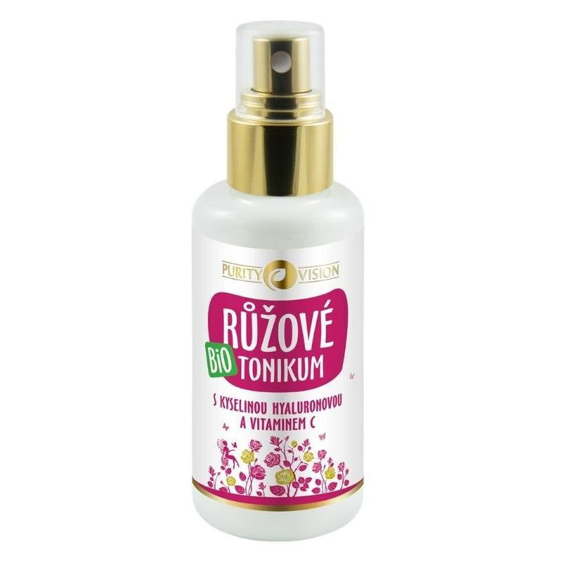 Purity Vision Růžové tonikum BIO (100 ml) - pro všechny typy pleti Purity Vision