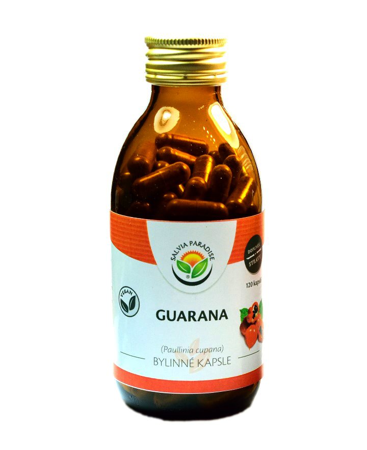 Salvia Paradise Guarana - Paullinia (120 kapslí) - dodává energii a vitalitu Salvia Paradise