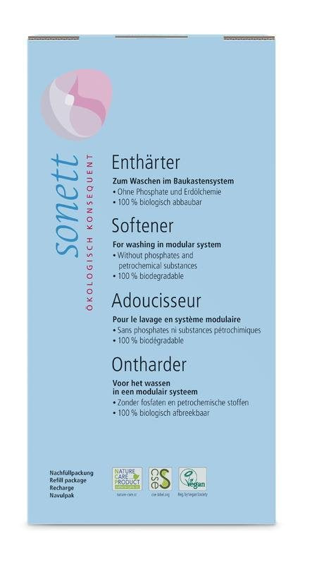 Sonett Změkčovač vody 1 kg - pro účinné praní v tvrdé vodě Sonett
