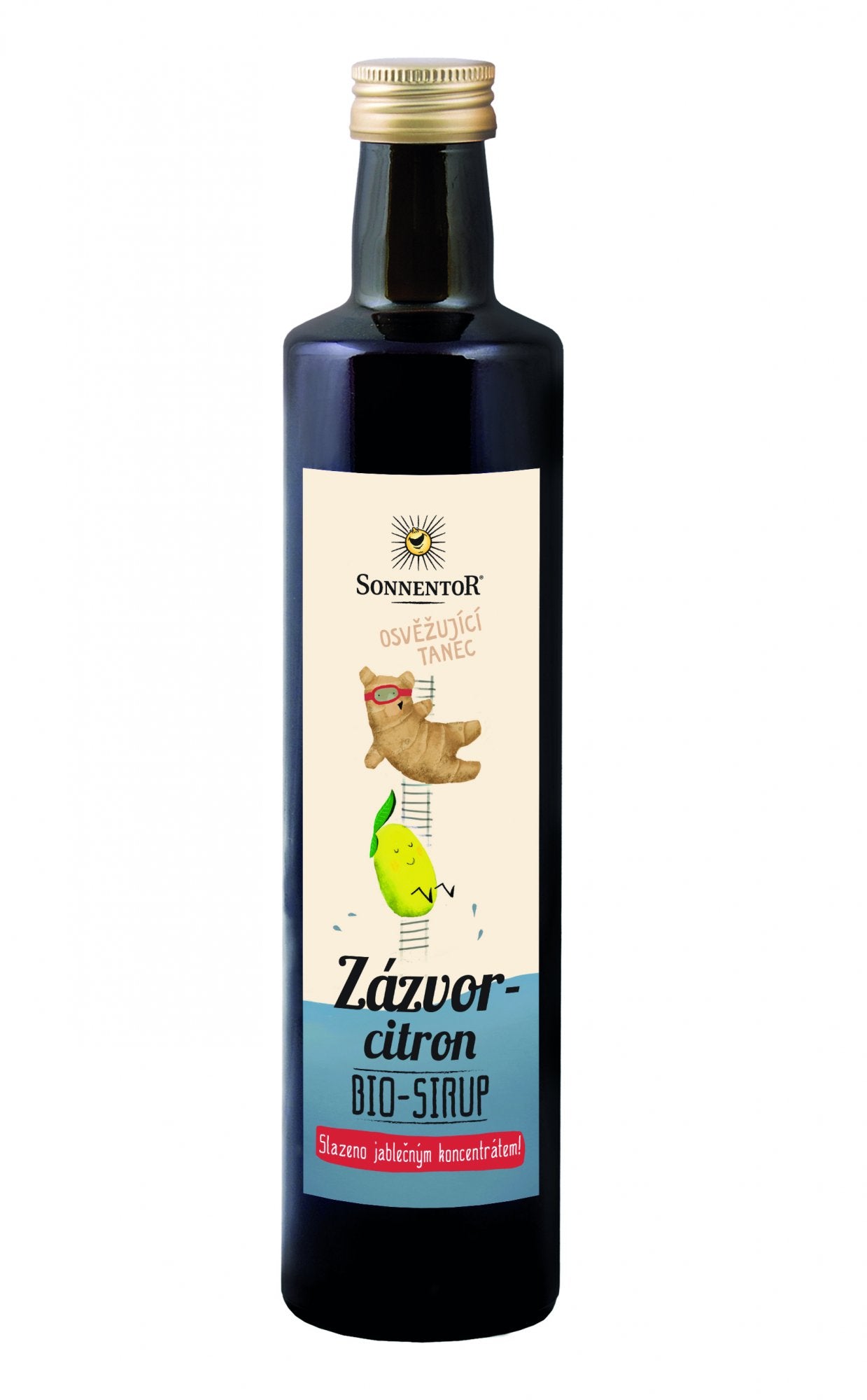 Sonnentor Sirup BIO - zázvor a citron (500 ml) - bez přidaného cukru Sonnentor