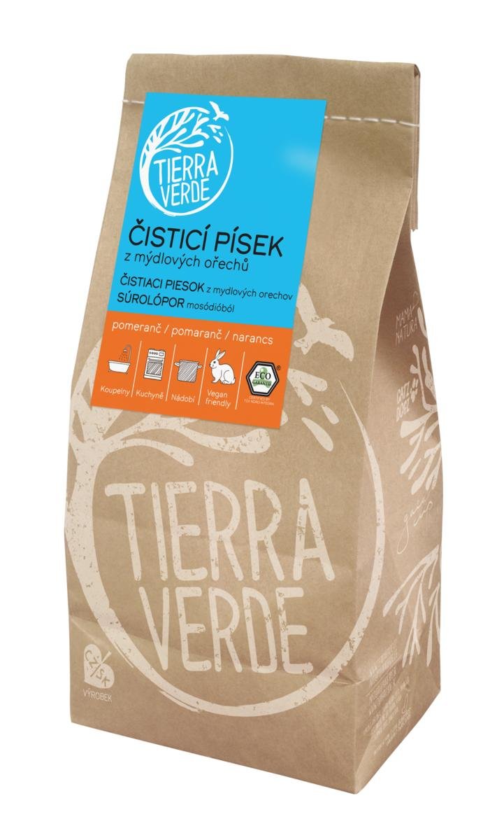 Tierra Verde Čisticí písek 1 kg - s pomerančem Tierra Verde