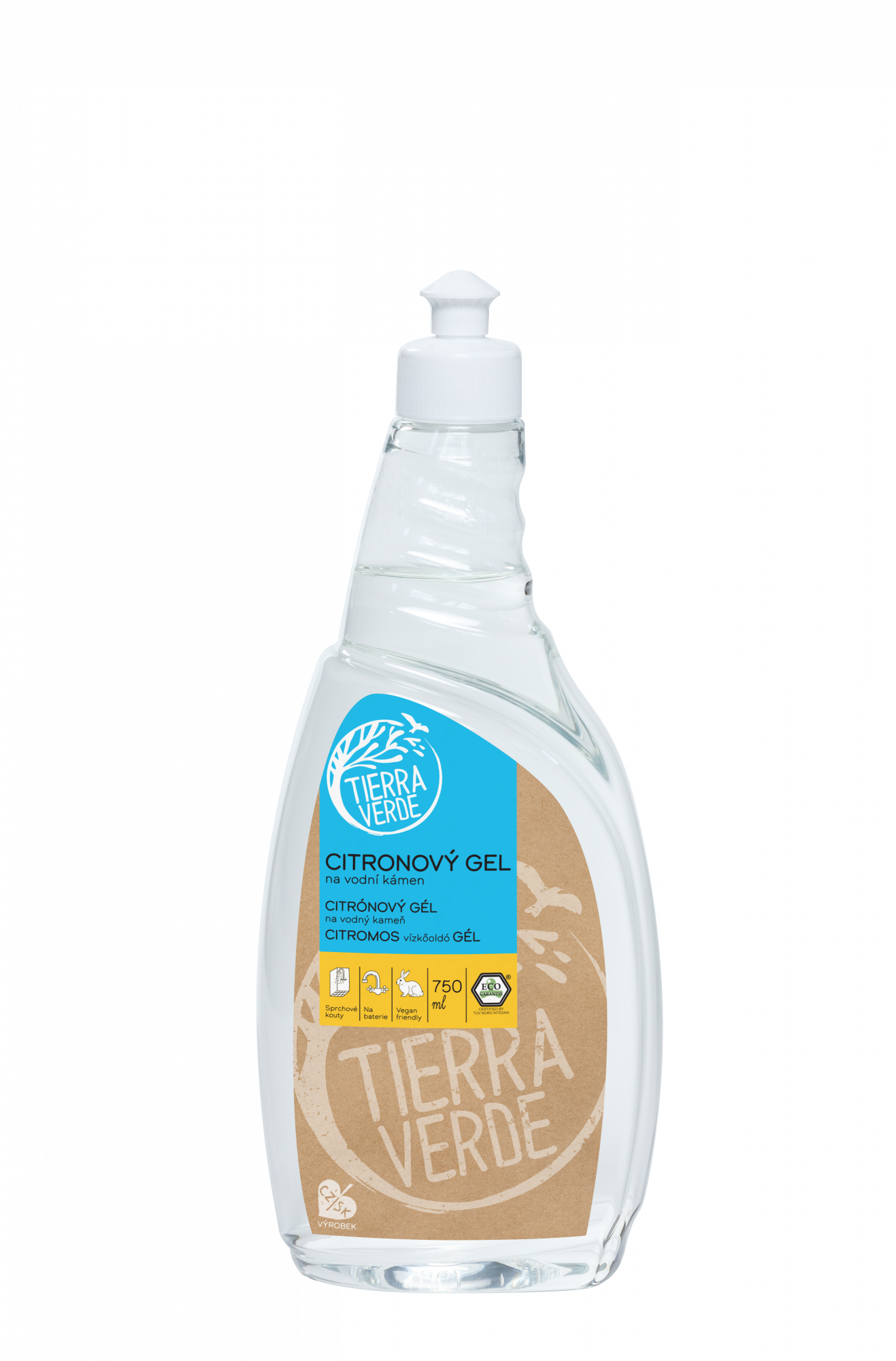 Tierra Verde Citronový gel na vodní kámen 750 ml - odstraní usazeniny Tierra Verde