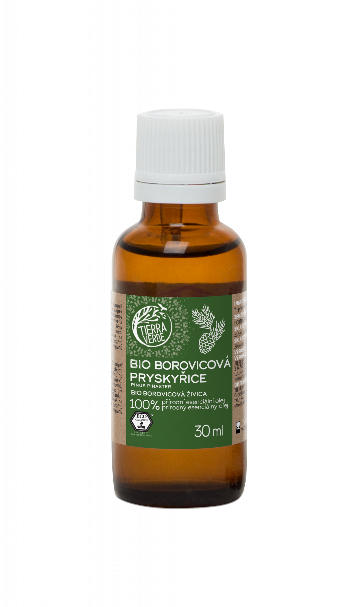 Tierra Verde Esenciální olej Borovicová pryskyřice BIO 30 ml Tierra Verde