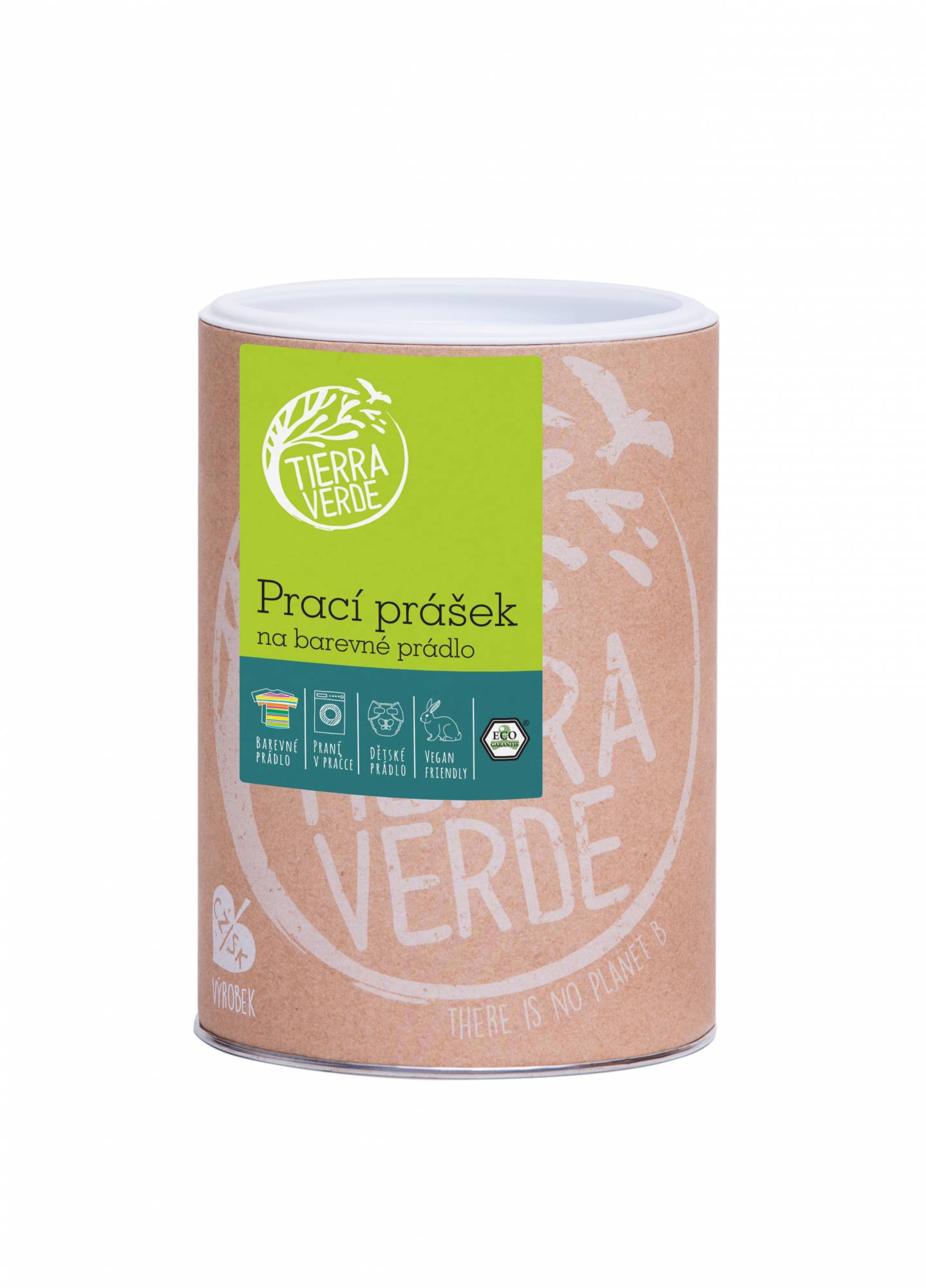 Tierra Verde Prací prášek na barevné prádlo dóza 850 g Tierra Verde