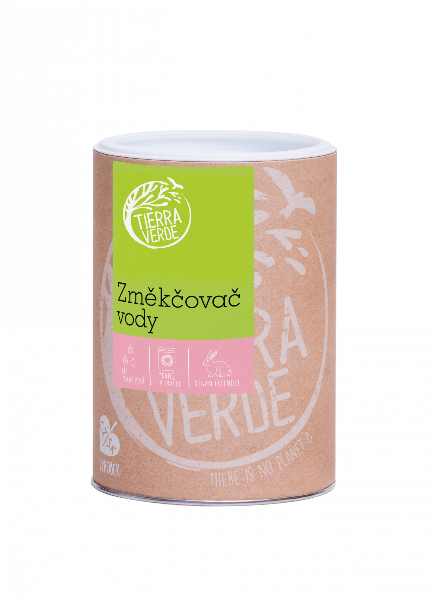 Tierra Verde Změkčovač vody Dóza 850 g - pro účinné praní v tvrdé vodě Tierra Verde