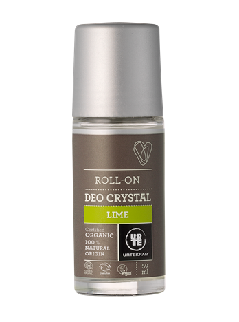 Urtekram Deodorant roll-on s limetkou BIO (50 ml) - s obsahem cenných minerálních solí Urtekram