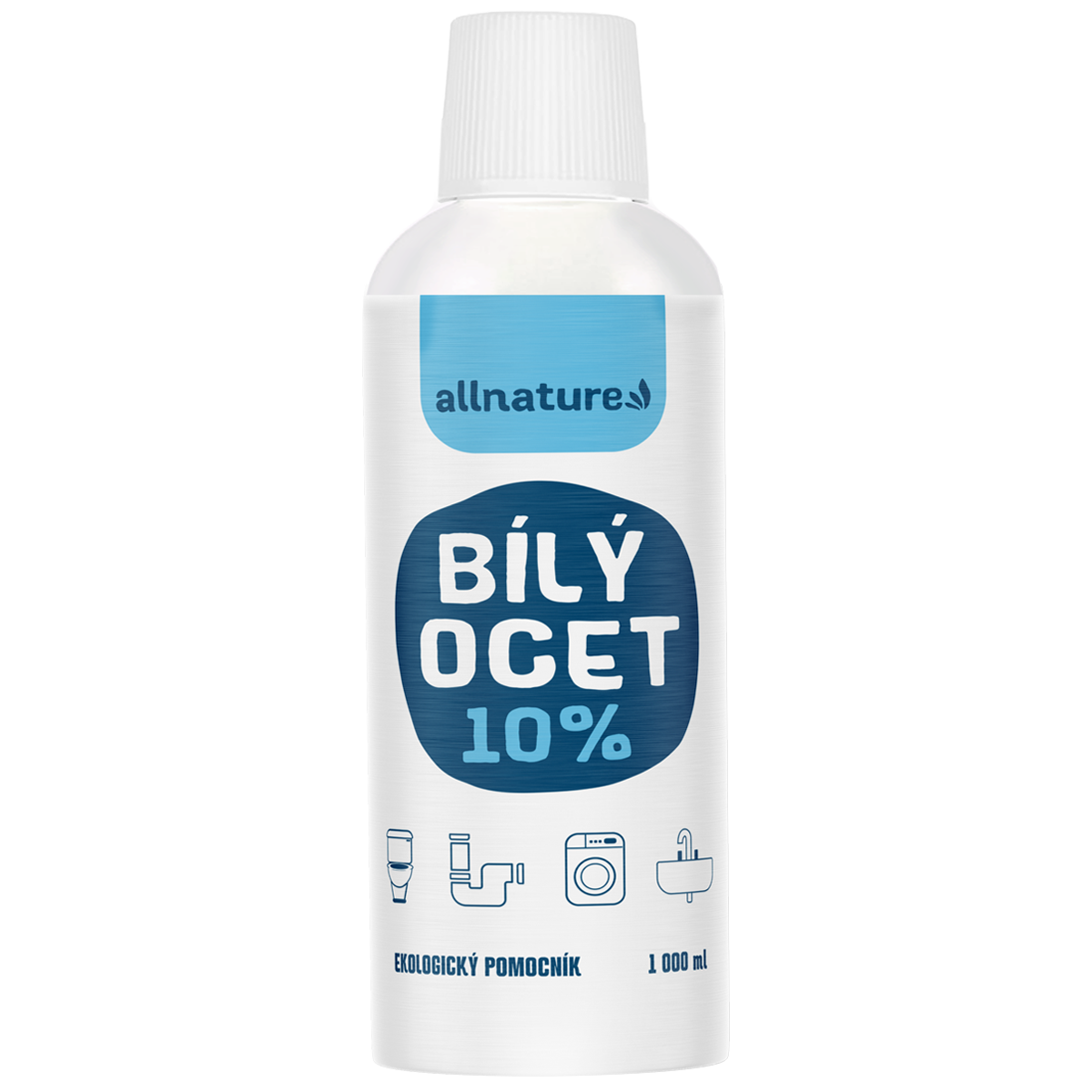 Allnature Bílý ocet 10% 1 l - účinný pomocník pro čistou domácnost! Allnature