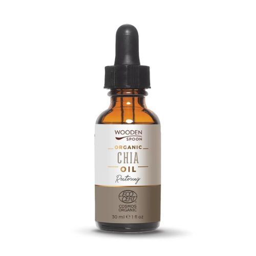 Wooden Spoon Chia olej BIO (30 ml) - posiluje a obnovuje vlasy a nehty Wooden Spoon