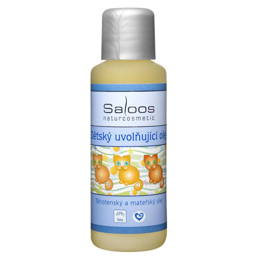 Saloos Dětský masážní olej uvolňující BIO (50 ml) - s pečlivě vybranými bylinnými výtažky Saloos