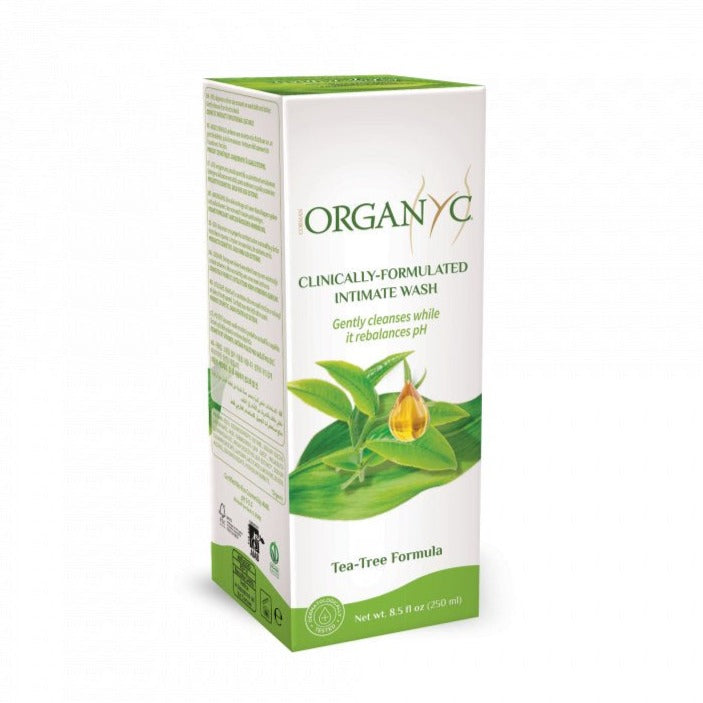 Organyc Gel pro intimní hygienu BIO - Tea Tree (250 ml) - pro citlivou pokožku Organyc